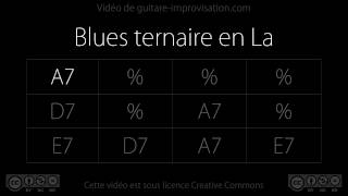 Blues Backing Track in A 90bpm [upl. by Niai]