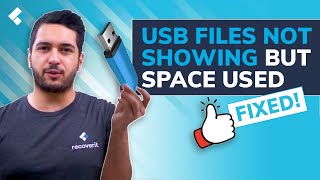 How to Fix USB Files Not Showing But Space Used Issue 5 Solutions [upl. by Starlin238]