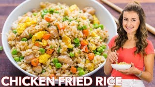 Chicken Fried Rice  EASY DINNER under 30 Minutes [upl. by Jael]