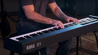 Korg D1 Digital Piano  Demo with Frank Tedesco [upl. by Nortna]