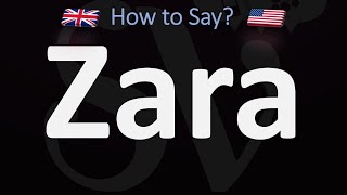 How to Pronounce Zara CORRECTLY English amp Spanish Pronunciation [upl. by Cristoforo254]