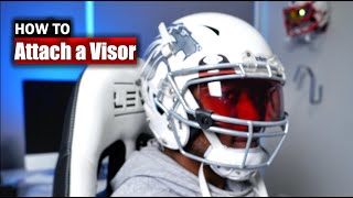 How to Attach a Football Visor [upl. by Nnahgem]