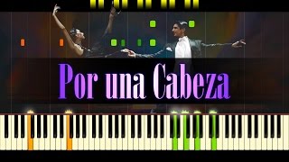 Por una Cabeza Piano  Tango  CARLOS GARDEL [upl. by Reich]