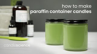 How to Make Simple Paraffin Candles  Candle Making Guides  CandleScience [upl. by Phyllys]