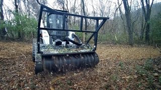 First Run  Bobcat T770 with Forestry Mulcher [upl. by Nowahs]