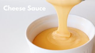 EASY HOMEMADE CHEESE SAUCE RECIPE  NACHO CHEESE SAUCE RECIPE [upl. by Eniarrol381]