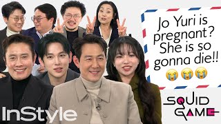 ‘Squid Game’ Cast Answers Fan Mail  InStyle [upl. by Ahsikyw310]