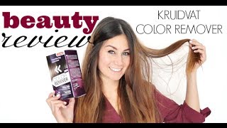 Review Kruidvat Color Remover [upl. by Kashden]