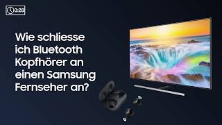 Samsung How To Wie schliesse ich Bluetooth Kopfhörer an meinem Samsung Fernseher an [upl. by Zashin]