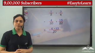 Add and Subtract Unlike fractions  Fractions  Class 5  ICSE [upl. by Auop310]