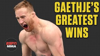 Justin Gaethje’s best UFC fights  ESPN MMA [upl. by Cheatham252]