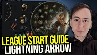 PoE 323  Lightning Arrow League Start Guide [upl. by Mahmoud]