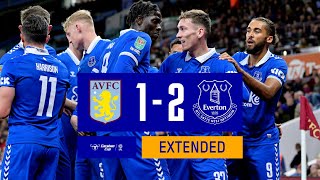 EXTENDED CARABAO CUP HIGHLIGHTS  Aston Villa 12 Everton [upl. by Keslie774]