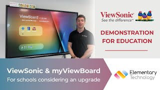 ViewSonic and myViewBoard demonstration for schools considering an upgrade [upl. by Kcirdes]