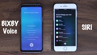 BIXBY Voice vs SIRI  Voice Assistant Comparison [upl. by Acira]