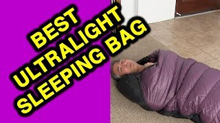 BEST ultralight sleeping bag Western Mountaineering MegaLite review [upl. by Utta523]