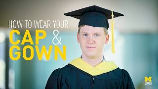 How to Wear Your Graduation Cap and Gown [upl. by Asoj]