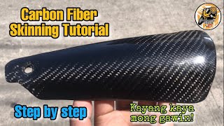 DIY Carbon Fiber Skinning Tutorial  Step by step  Shoutout [upl. by Devaney]