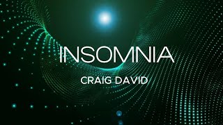 INSOMNIA  CRAIG DAVID LYRICS [upl. by Justinn812]