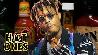 Juice WRLD Eats Spicy Wings LIVE  Hot Ones [upl. by Sesmar]