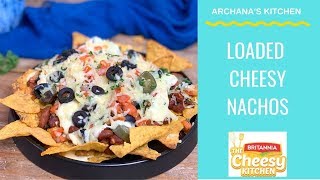 Loaded Cheesy Nachos  Party Appetiser Recipes [upl. by Shawna242]