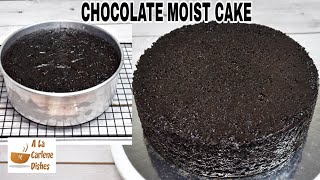 CHOCOLATE MOIST CAKE RECIPE [upl. by Mikkanen]