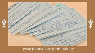 AQA GCSE Drama Key Terminology [upl. by Melisa62]