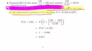 Gamma Distribution  Worked Example [upl. by Nesaj313]