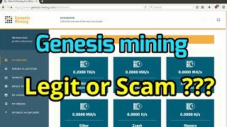 Genesis mining review 180 days Journey  Legit or Scam [upl. by Cook916]