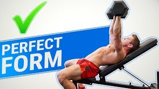 How To Dumbbell Incline Press  3 GOLDEN RULES MADE BETTER [upl. by Anirres]