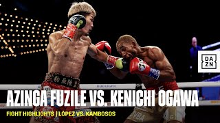 FIGHT HIGHLIGHTS  Azinga Fuzile vs Kenichi Ogawa [upl. by Gnues881]