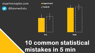 Ten Statistical Mistakes in 5 Min [upl. by Demeyer]