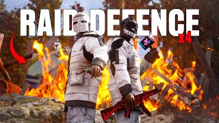 HOW A DUO DEFEND 4 ONLINE RAIDS IN 1 DAY  RUST [upl. by Fredrika]