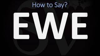 How to Pronounce Ewe CORRECTLY [upl. by Kiraa]