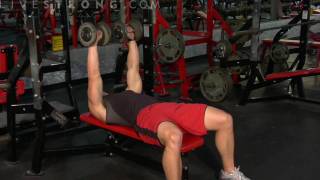 How to Do a Flat Dumbbell Press [upl. by Cai261]