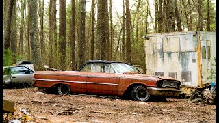 20000 Cars Left Behind Abandoned Car Graveyard [upl. by Ellerahs]