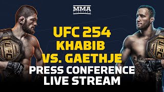 UFC 254 Khabib Nurmagomedov vs Justin Gaethje Post Presser [upl. by Bilow]