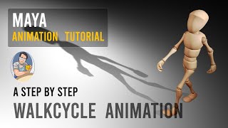 Maya Basic Animation Tutorials  Walk Cycle  A Step by Step Guide [upl. by Newberry]