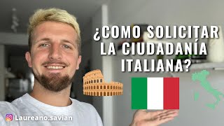 ¿Como SOLICITAR la CIUDADANÍA ITALIANA Sin gestor 🇮🇹 2023 [upl. by Dawkins]