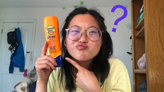 Banana Boat Sport Ultra SPF 50  Sunscreen Review amp Application [upl. by Chlores]