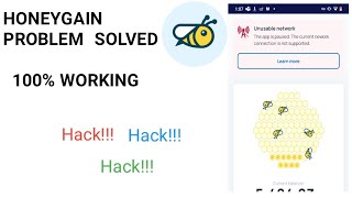 honeygain unusable network problem solved  how to solve honeygain unusable network honeygainapp [upl. by Aleksandr]