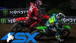 450SX Main Event Highlights Anaheim 2 [upl. by Trey]