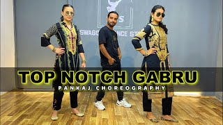 Top Notch Gabru  Bhangra Video  Vicky Proof Kaptaan  Pankaj Choreography  Swagger Dance Studio [upl. by Arly25]