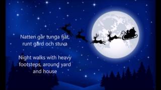 Natten går tunga fjät Sankta Lucia  ENGLISH TRANSLATION [upl. by Johnny653]