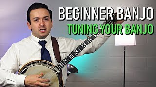 Beginner Banjo  How To Tune Your Banjo [upl. by Oreste84]