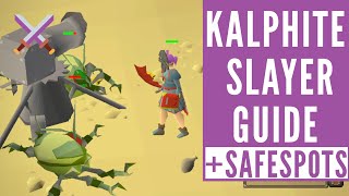 Kalphite Slayer Guide OSRS Melee  Safespot for Range Magic and Cannon 2020 [upl. by Politi617]