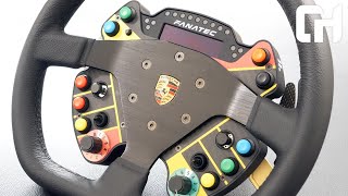 Fanatec Podium Porsche 911 GT3 R Sim Racing Wheel Review [upl. by Violante889]