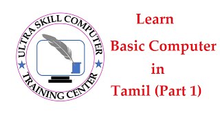 Learn Basic Computer for Beginners in Tamil Part 1  Working with Keyboard  Notepad [upl. by Ayotnom]