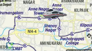 Chennai Metro Route Map [upl. by Dunlavy]