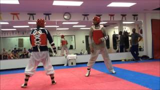 May 2015 Olympic Taekwondo Sparring Practice [upl. by Mairb]